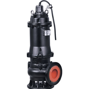 Насос фекальный LEO 80WQ40-13-3 (380В, 3кВт, 75м3/ч, H-20м, d патр.75мм, до 20%, до 30мм)